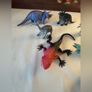 Assortment toy dinosaurs variety toys